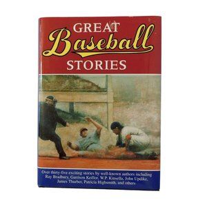 Great Baseball Stories 1990 Garrison Keillor Ray Bradbury Thurber Updike HBDJ